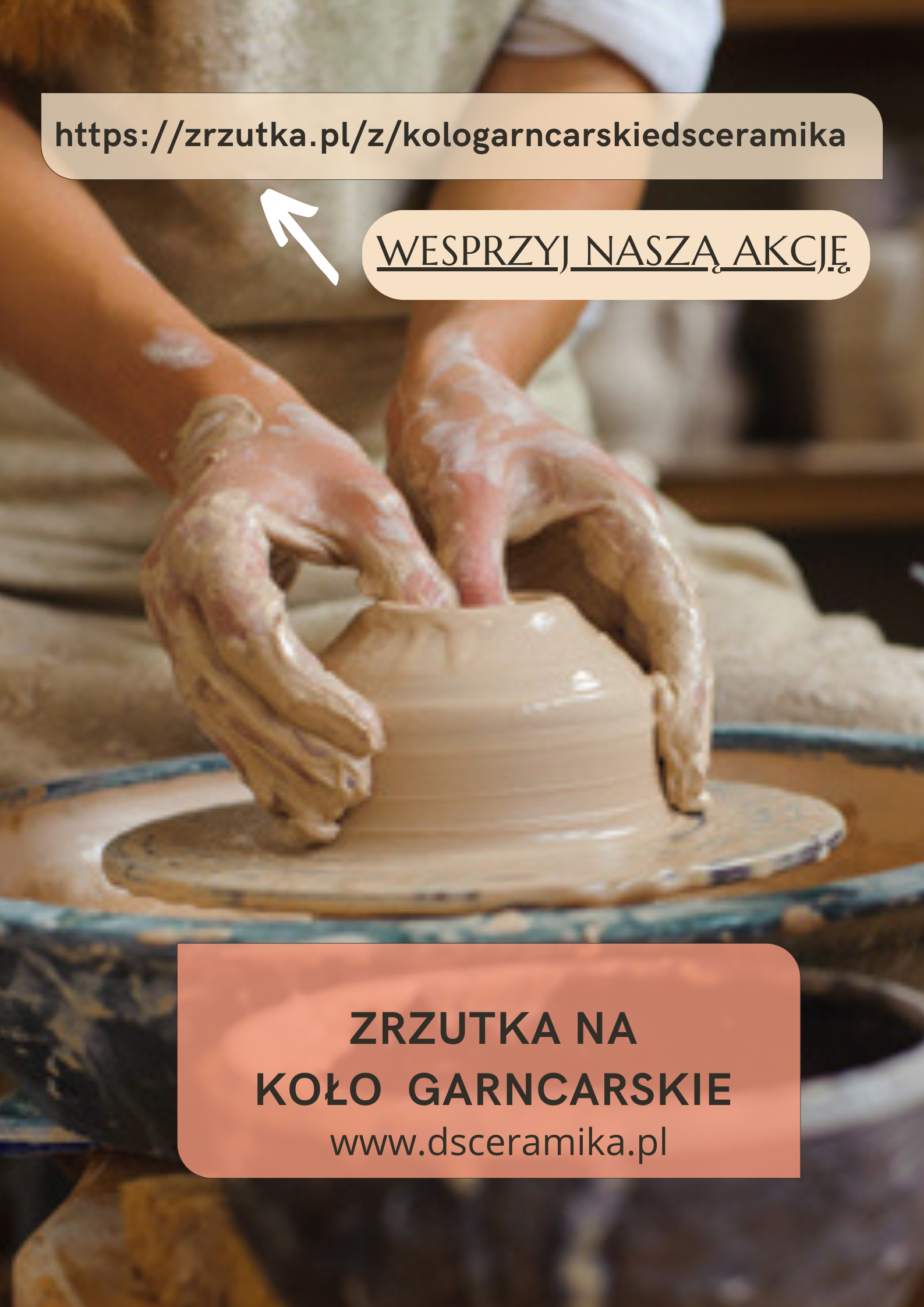 Zrzutka na koło garncarskie do pracowni